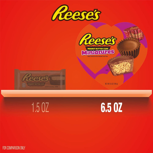 Reese's Miniatures Mantequilla De Maní Con Chocolate Con Lec