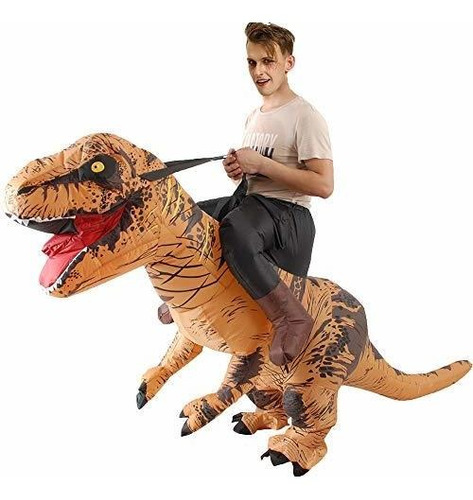 Disfraz Hombre - Disfraz De Dinosaurio Inflable Para Adultos