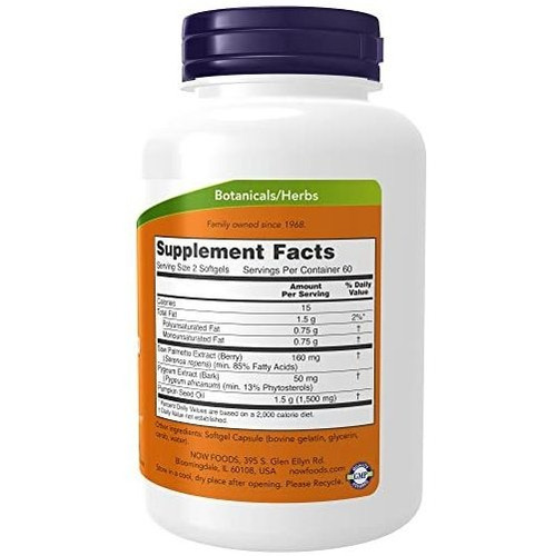 Suplementos Prostata Now Supplements Pygeum Saw B0013osq3a