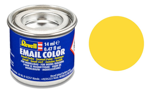 Pintura Revell Enamel Mate Color 321 15 Amarillo Yellow