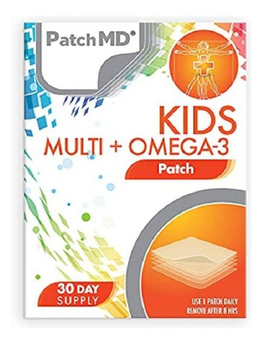 Multivitaminico Con Omega 3 Patch Parches Pack 30 Piezas 