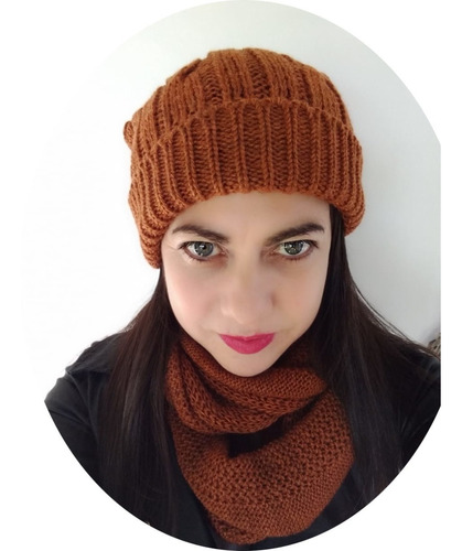 Gorro Lana Pompón Trenzado Invierno Premium Unisex