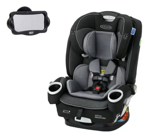 Butaca Infantil Auto Graco 4ever Dlx + Espejo Retrovisor 