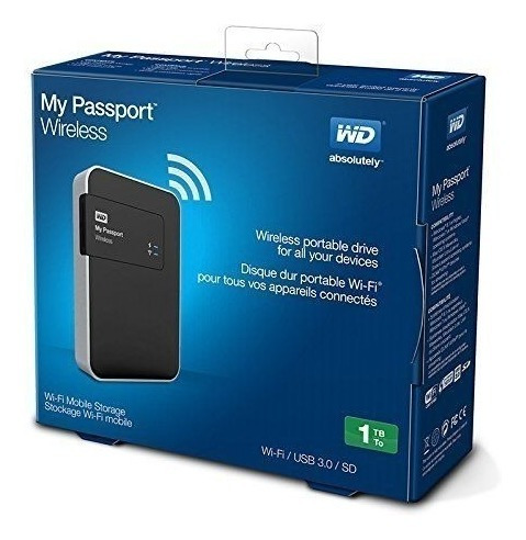 Western Digital Wd My Passport Wireless 1tb Disco Portable
