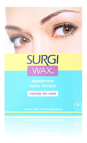 Surgi-wax Moldeadores De Cejas Para Cejas, 28 Tiras (paquete