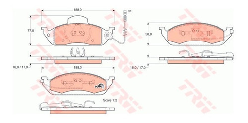 Pastilhas De Freio Diant. Mercedes Ml 320 1998-2003 W163