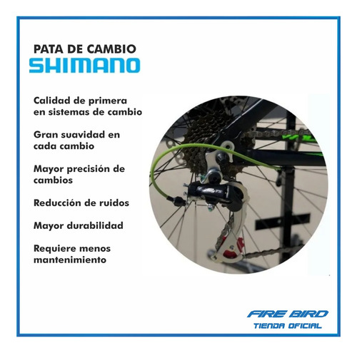 Imagen 3 de 10 de Bicicleta Mountain Mtb Firebird Rodado 29 21v Envio