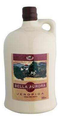 Jeropiga Garrafa De Cerâmica Branca 700ml - Bella Aurora