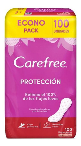 Carefree Protectores Con Perfume X100 Un