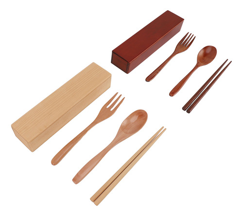 Juego De Palillos Para Cubiertos Aqxreight, Madera