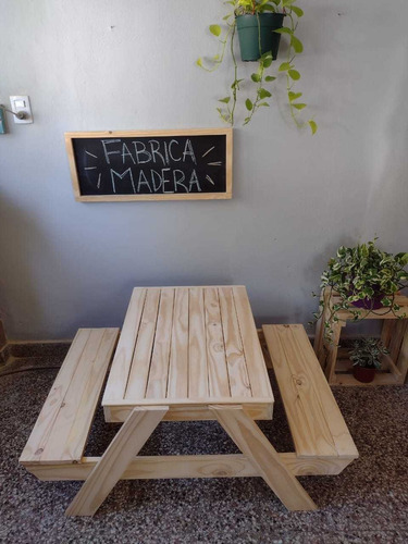 Imagen 10 de 10 de Mesa Arenera, Arenero Infantil Sin Pintar, Arenero De Madera