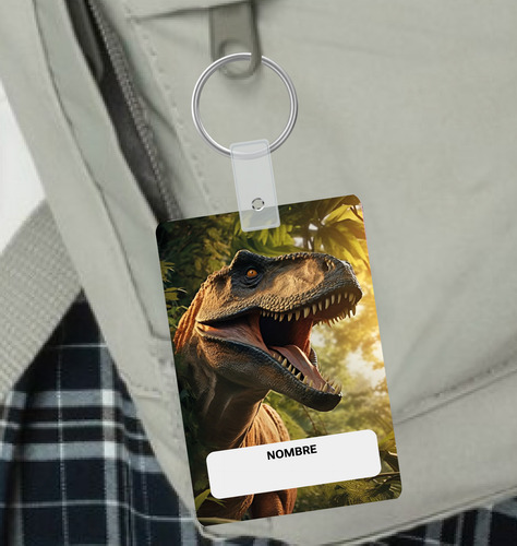40 Identificadores Para Mochilas Souvenir - Jurassik Park