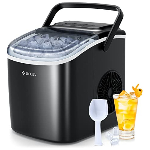 Portable Countertop Ice Maker - 9 Ice Cubes In 6 Minute...