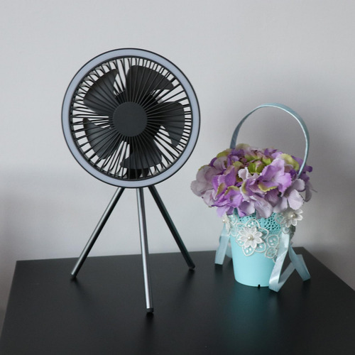 Ventilador De Mesa Con Trípode Portátil De 3 Velocidades,