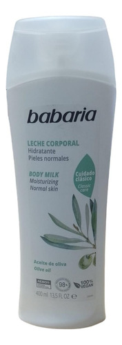 Body Milk Aceite De Oliva 400ml - mL a $57