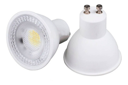 Pack X 10 Foco Dicro Led 9w = 60w Luz Día Fría Blanca 6500k Color de la luz Blanco Fría