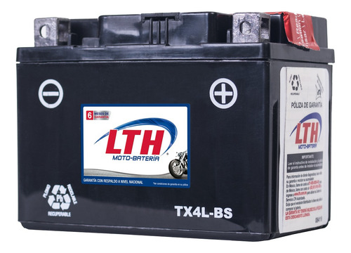 Batería Atv Lth Polaris Scrambler 50cc - Tx4l-bs