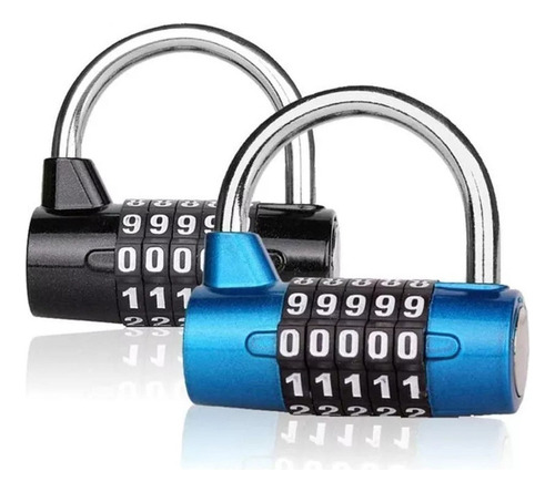 2 Piezas Cerradura De Combinación De 5 Dígitos For Exterior