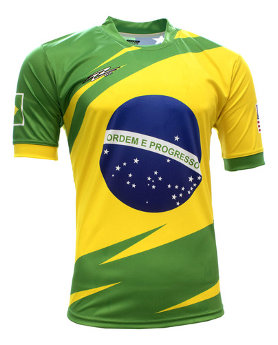 Arza Sports Brasil Ee.uu Hombr Fan Jersey Color Verde