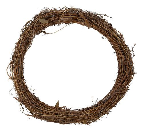 Corona De Ratán Para Decoración Del Hogar Y El Jardín, 30 Cm