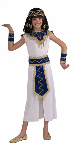 Disfraz Para Niña Cleopatra Reina Egipcia Talla Medium