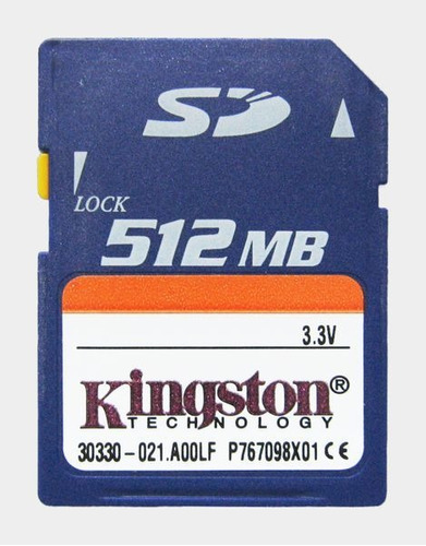 Sd 512 Mb Kingston - Cannon Kodak Cnc Medicina - 2.500 C/u