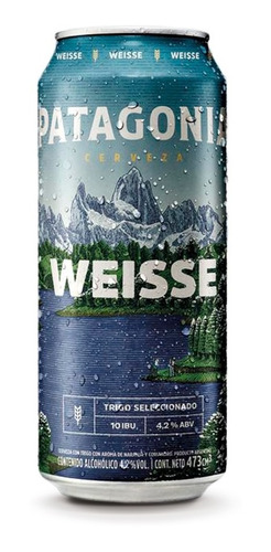 Cerveza Patagonia Weisse Lata 473ml Pack X6 