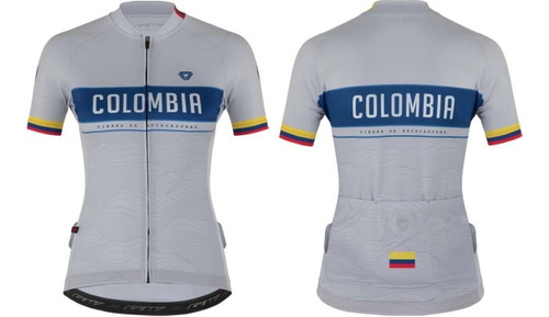 Camisa Manga Corta Mujer Colombia Escaladores Gw