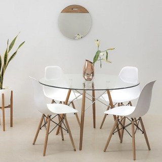 Comedor Redondo 80x80 Hermoso Elige El Color De Tus Sillas Comedor Redondo 80x80 Hermoso Elige El Color De Tus Sillas