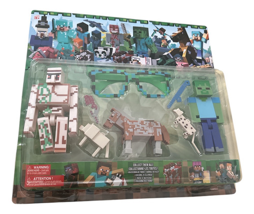 Muñecos Articulados Con Lentes Minecraft Collect Them All