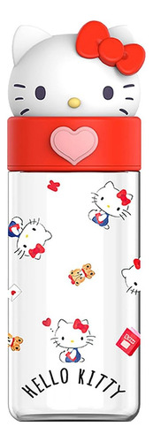 Botella  Cantimplora Agua Vaso Plastico Cabeza Kuromi Kitty