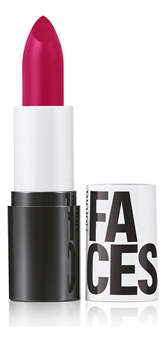 Batom cremoso Faces Natura Color Pink Paradise com espelho Drama Cherry