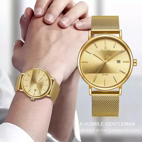 Reloj Naviforce Para Caballero Elegantes 3 Dial Funcional