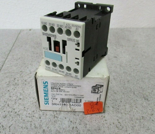 Siemens 3rh1140-1ad00 Contactor 4 No, Bobina 42vac