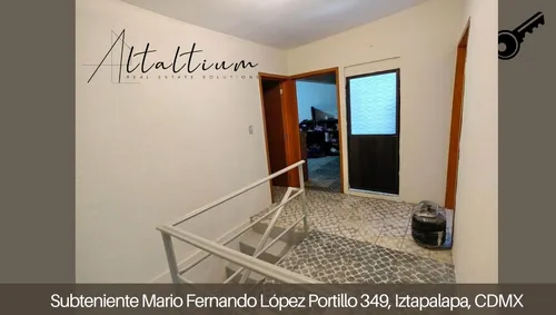 Se Vende Casa En Subteniente Mario Fernando López Portillo (sur 121 A), No 349, Manzana 46, Lote 49, Escuadrón 201, Iztapalapa, Cdmx. Pch28-di