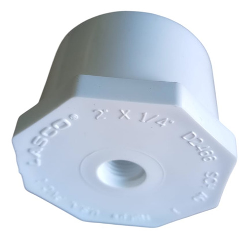 Bushing Reduccion Mixta 2''x1/4'' Pvc Ced40 Cem/rosca Lasco
