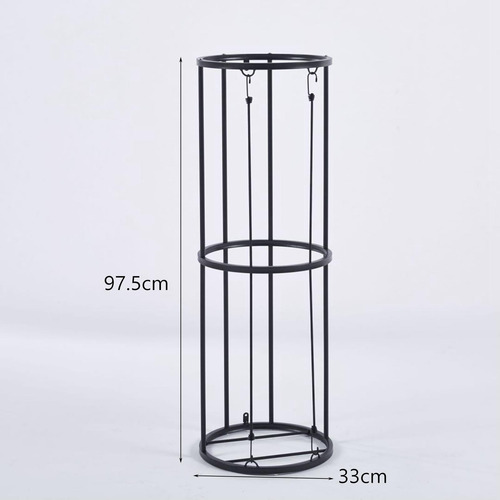 Soccer Ball Rack Basket Freestanding Garage Indoor
