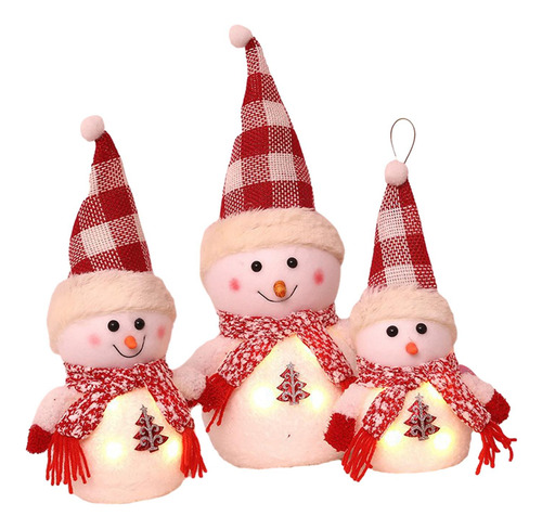 Decoración Navideña, Muñeco De Nieve, Decoración De Mesa