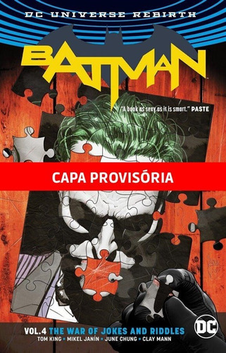 Batman por Tom King Vol.5, de King, Tom. Editora Panini Brasil LTDA, capa dura em português, 2022