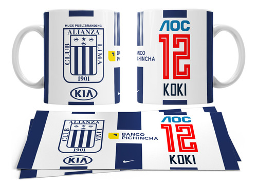 Tazas Personalizadas De Alianza Lima - Delivery - Por Mayor Blanco