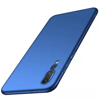 Capa Capinha De Acrilico Azul Huawei P20 Pro Pelicula Vidro