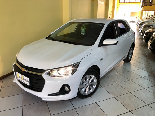 Imagem 1 de 12 de Onix Ltz 1.0 Aut. Turbo Branco 9.000 Km Completo Impecável