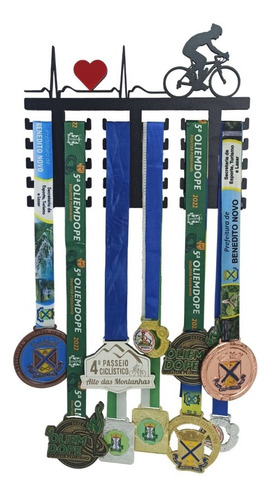 Porta Medalhas Esportivo De Mdf Quadro Expositor 30 Medalhas