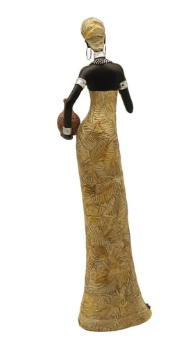 Figura Africana De Pie 41,5 Cm Afj
