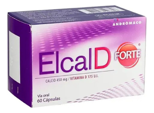  Elcal D Forte 60 Capsulas Sabor N/a
