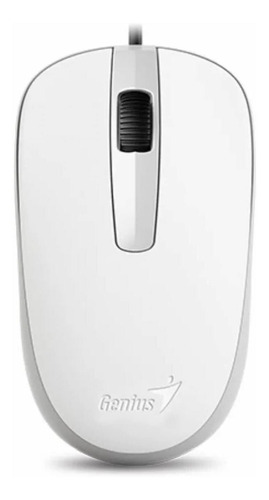 Mouse Genius Dx-120 Elegant White Usb Optico 3 Botones Wired
