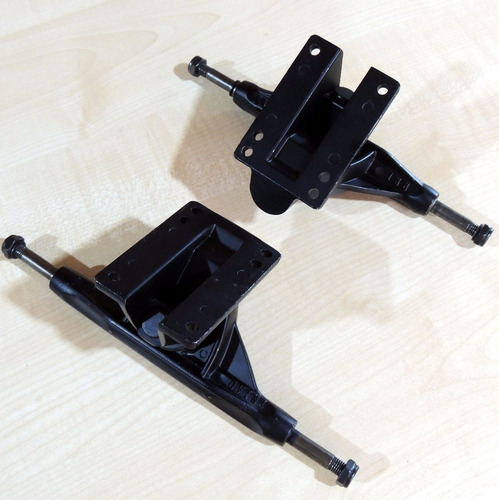 Par De Trucks De Skate Longboard Triad 149mm Black