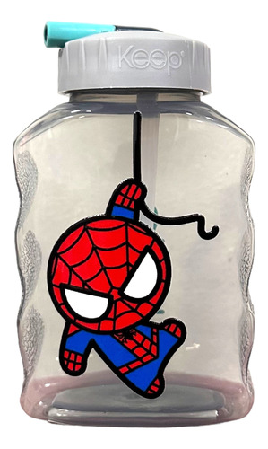 Botella Toma Jugo Avengers Spiderman Ironman 250ml Niños