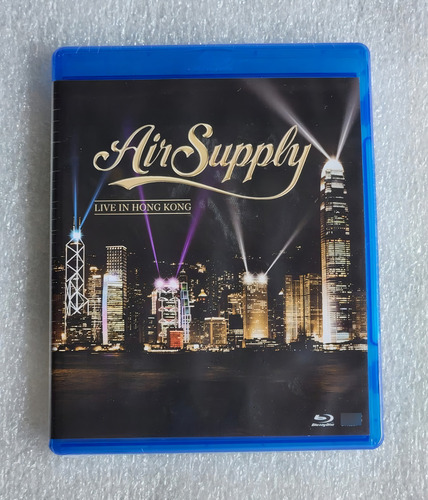 Air Supply - Live In Hong Kong- Blu-ray Versão Standard Edition 2014 Em Blue Case Produzido Por Evolution Media