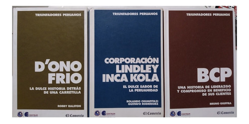 Triunfadores Peruanos:  Inca Kola - Bcp - Donofrio